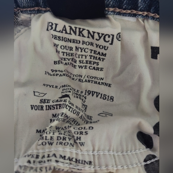 BLANK NYC The Bond Mid Rise Dkinny Size 29 - Picture 8 of 8